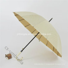 Bon prix 23 &quot;parapluie droit personnalisé de cadre durable de 16k (YSS0144-6)